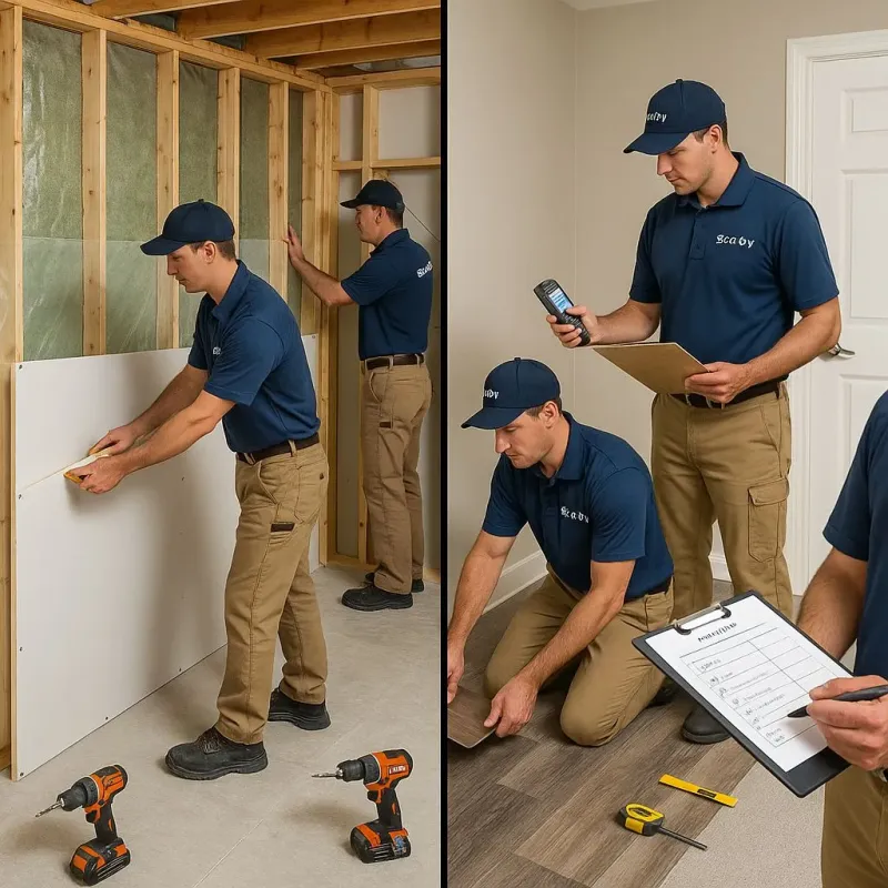 Repairs and Reconstruction process in Powhatan County, VA